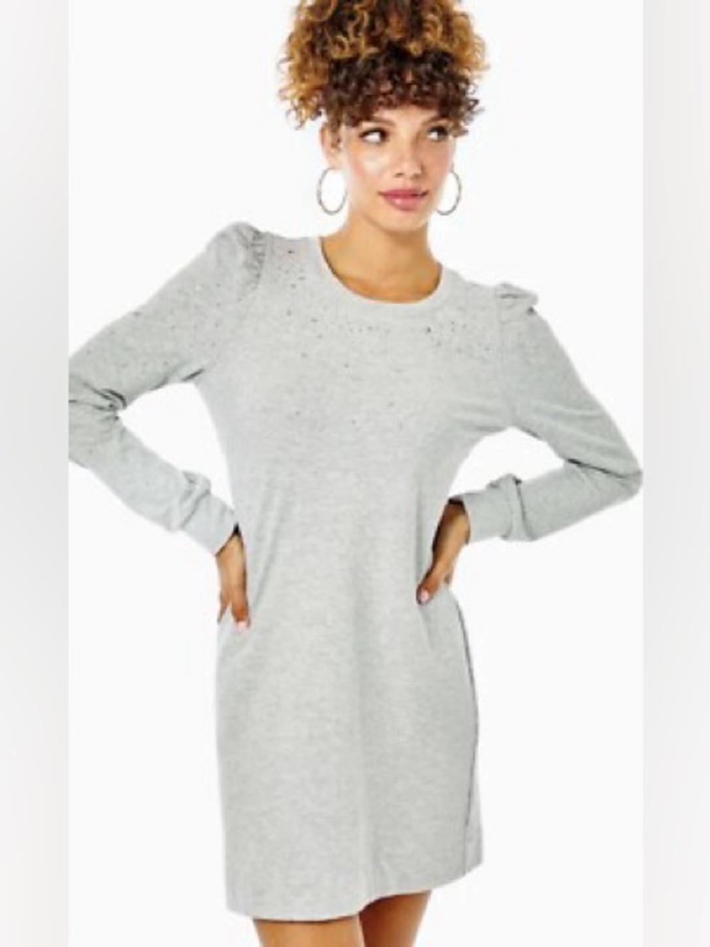 Lilly Pulitzer Jansen Heathered Gray Dress